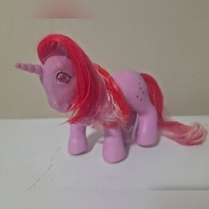 G1 My Little Pony "Galaxy" unicorn toy.